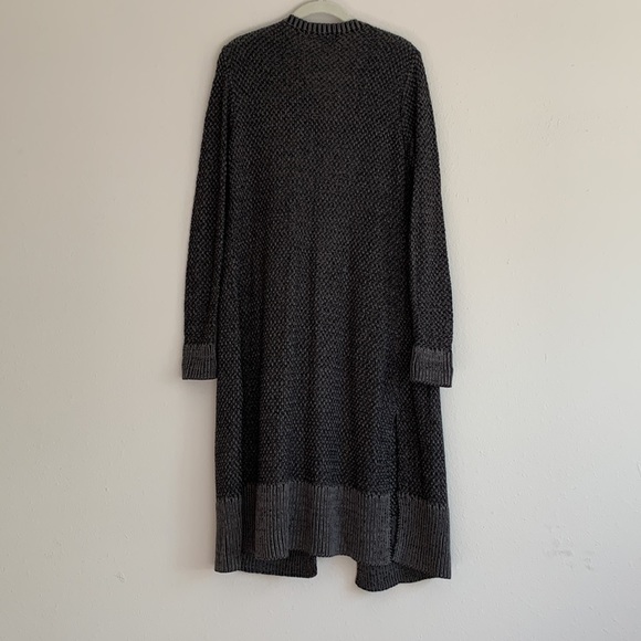 Cabi 3166 Lara Duster Grey Open Front Long Textured Cardigan - Picture 8 of 11